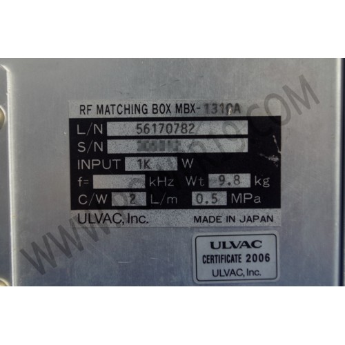 ULVAC MBX-1310A